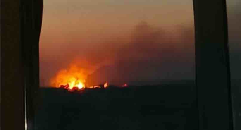 požar u blizini borisoglebska