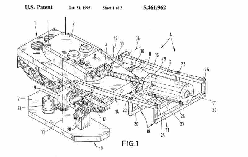 prigusivac za tenk stari americki patent 1 prigušivač za tenk, stari američki patent 1