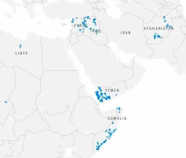 tramp za 5 meseci naredio skoro isto vazdušnih udara koliko bajden za 4 godine 2