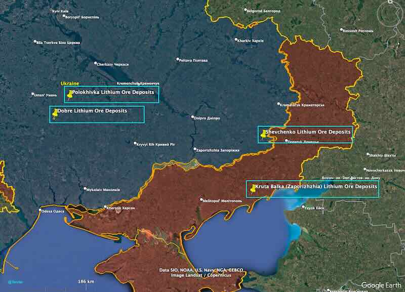 ukrajinska nalazista litijuma