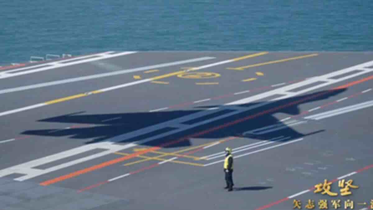 kina lansirala prvi lovac katapultom sa nosača aviona fudžijan – novi korak ka paritetu sa mornaricom sad!