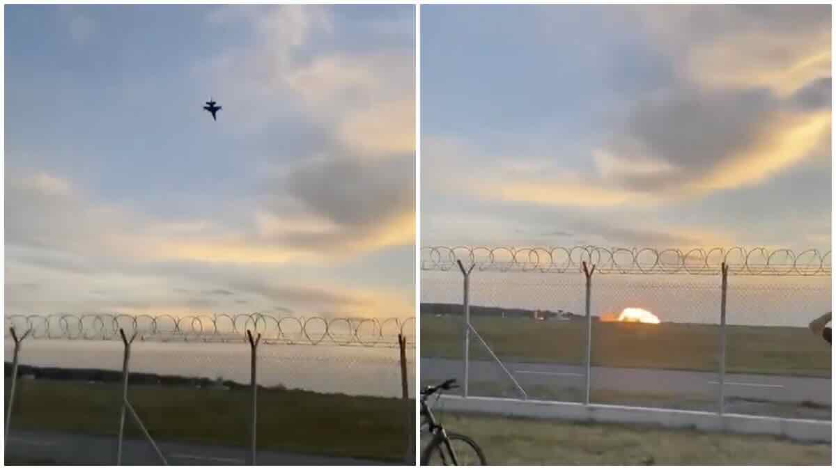 užas na nebu poljske: f 16 “tiger demo” se srušio tokom proba za avio miting —pilot nije preživeo!