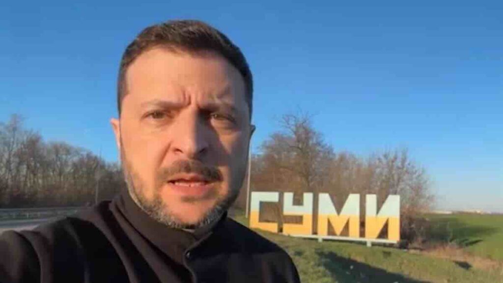 zelenski u sumiju