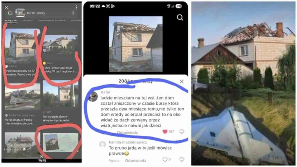 dron pored kuce koja je dva meseca ranije ostecena u oluji dron pored kuće koja je dva meseca ranije oštećena u oluji