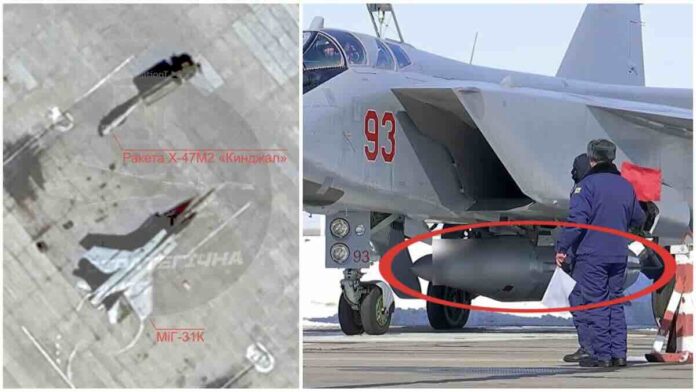 nato objavio detaljan satelitski snimak: ruski mig 31k priprema hipersoničnu raketu „kindžal“ nato objavio detaljan satelitski snimak: ruski mig 31k priprema hipersoničnu raketu „kindžal“