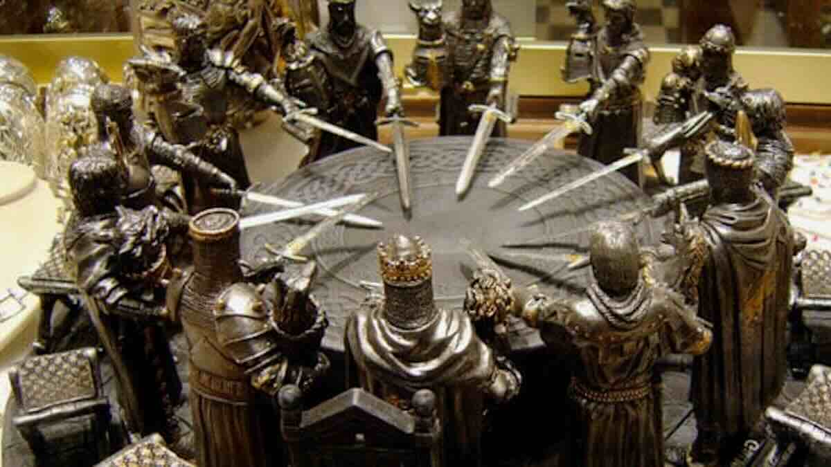 vitezovi okruglog stola, kralj artur, ekskalibur...