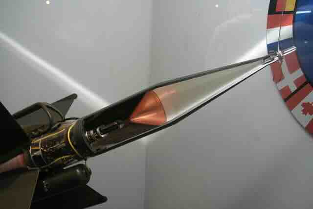 bojeva glava, presek