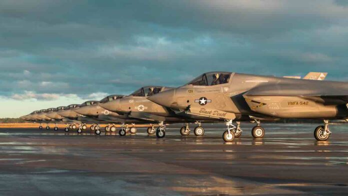 eskadrila vmfa 542 tigrovi f 35b lightning ii