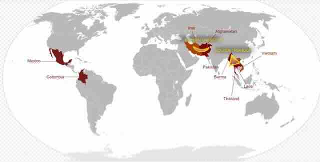 mesta najveĆe proizvodnje heroina