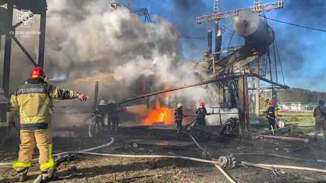 poŽar na kijevskoj termoelektrani br 5