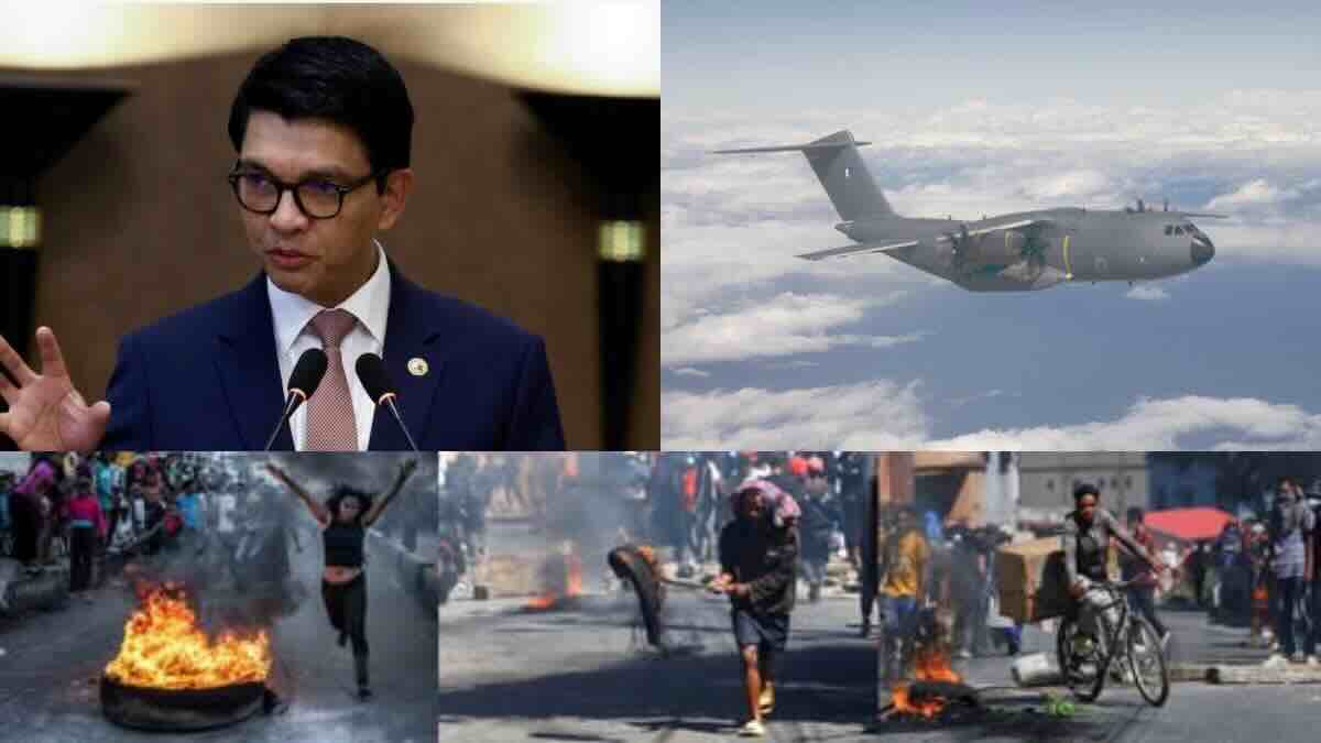 predsednik madagaskara pobegao francuskim vojskim avionom dok se vojna elita priklonila opoziciji