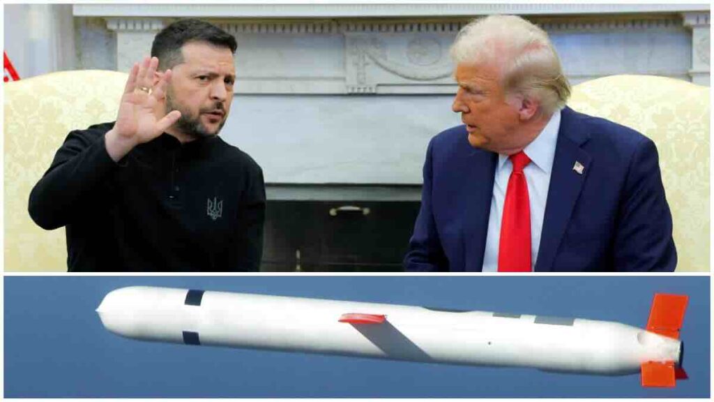 tomahawk na ukrajinskoj teritoriji tramp najavio da ce mu zelenski u petak zatraziti da isporuci rakete tomahawk na ukrajinskoj teritoriji? tramp najavio da će mu zelenski u petak zatražiti da isporuči rakete