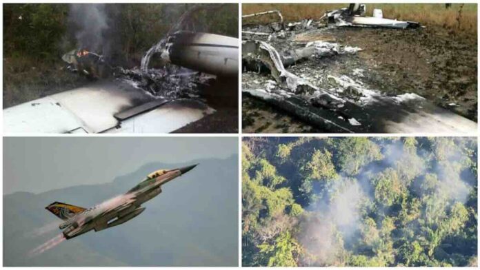 F 16 rv Venecuele oborio kolumbijski avion