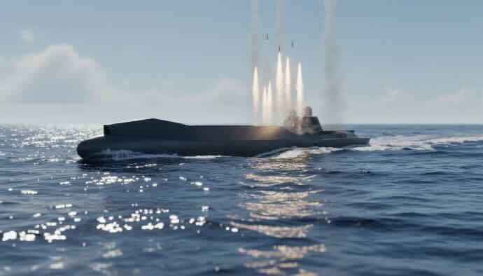 Kineski polupotapajući bespilotni ratni brod