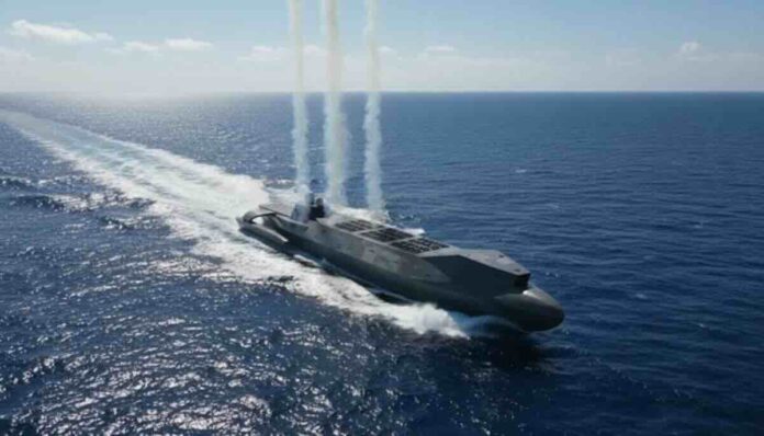 Polupotapajući bespilotni ratni brod iz Kine