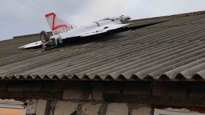 postavljeni dron na kući u moldaviji