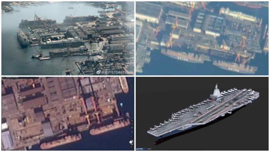 satelitski snimci izgradnje nosaca tip 004