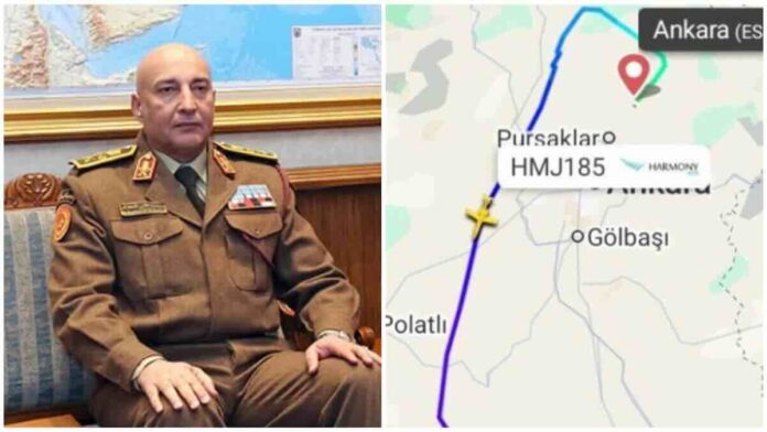 Avion sa načelnikom Generalštaba zapadne Libije srušio se kod Ankare