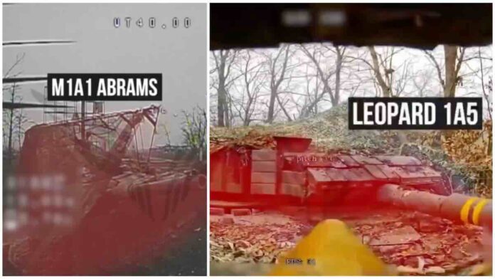 fpv dronovi uništavaju abrams i leopard