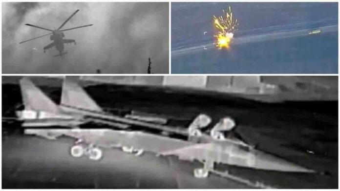 helikopter Mi 24 oboren, S 400 pogođen, MiG 31 meta dronova
