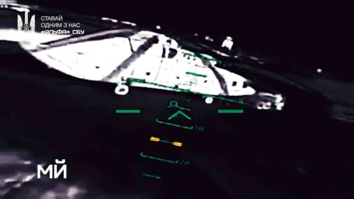 pogodeni ruski helikopter Mi 26