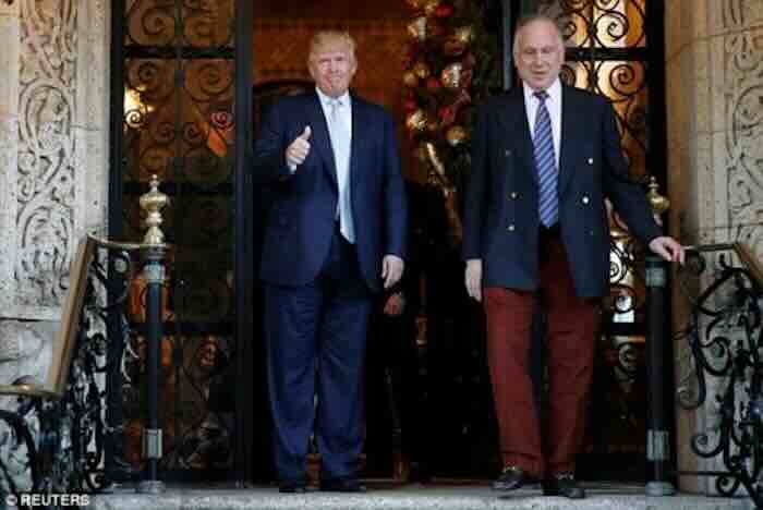 Ronald Lauder i Donald Tramp