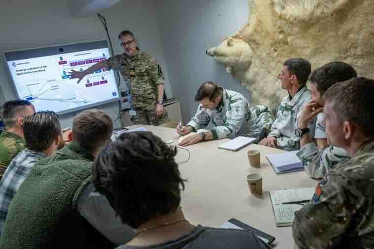 komandni štab evropskih trupa na grenlandu