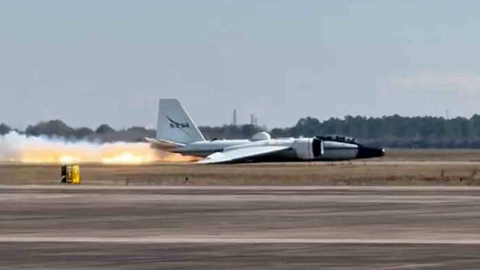 sletanje bez točkova NASA WB 57F