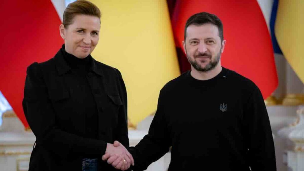 zelenski i mete frederiksen
