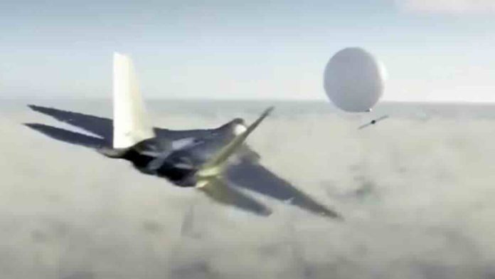 F 16 digli uzbunu zbog NLO a iznad Nevade, kad ono balon