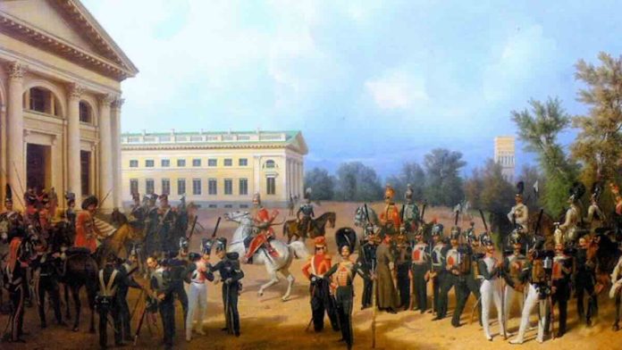 Ruska garda 1832. godine u Carskom Selu Ruska garda 1832. godine u Carskom Selu