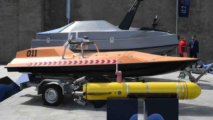 Skorlupa čamac dron