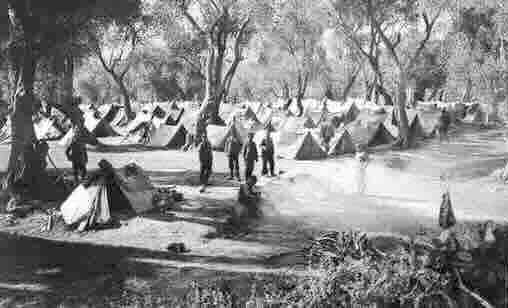 Stalni logor satorski na Solunskom frontu Stalni logor šatorski na Solunskom frontu