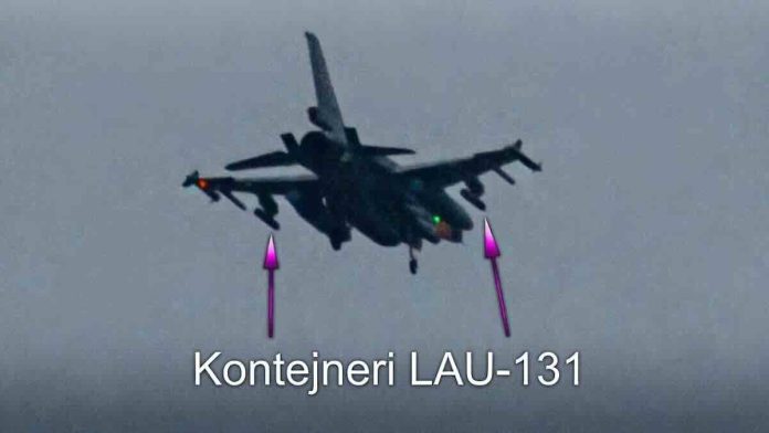 ukrajinski f 16 sa raketama APKWS II