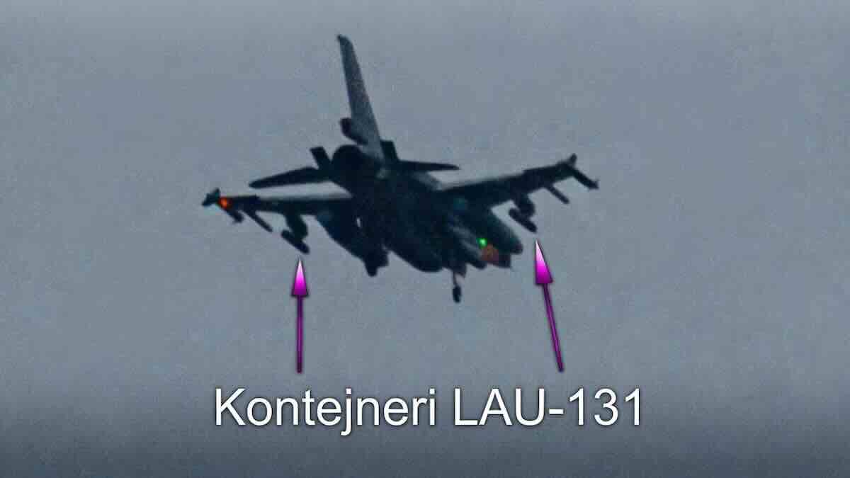 ukrajinski f 16 sa raketama APKWS II