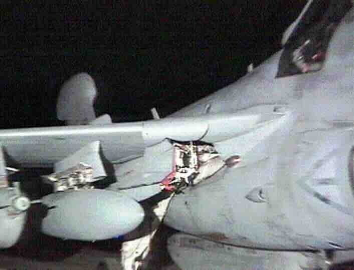 Avion po sletanju u bazu Avijano