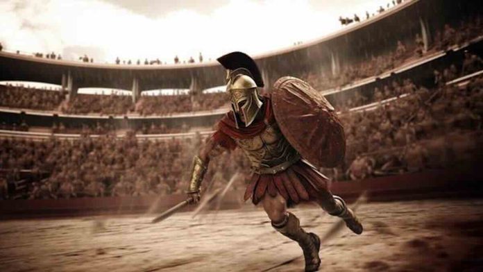 Gladijator ilustracija Gladijator ilustracija