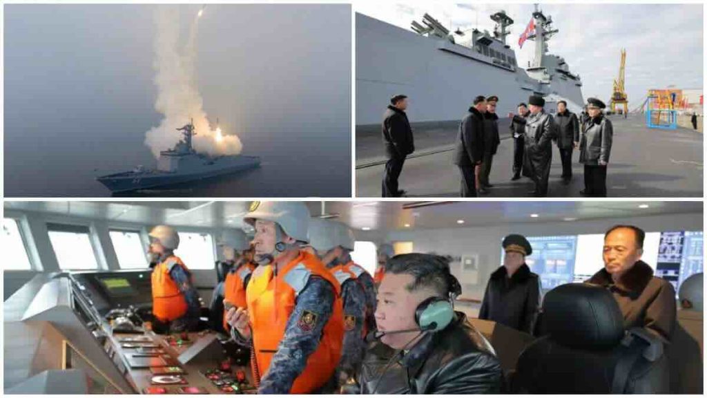 Kim lično nadgledao lansiranje: Severna Koreja sa novog razarača Čoe Hjon ispalila krstareće rakete