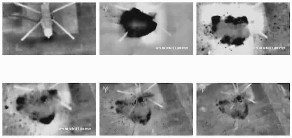 Mi 17 nacrtan na pisti pogađa izraelska raketa