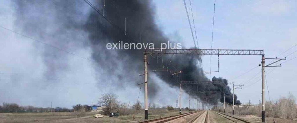Požar je izbio u tranzitnoj podstanici Jakimovka blizu Melitopolja