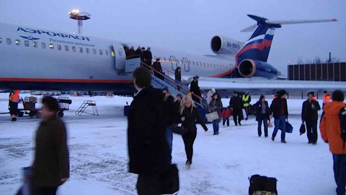 Tu 154 snimak iz arhive autora Šeremetjevo 2