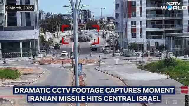 Udar iranske rakete u Izraelu