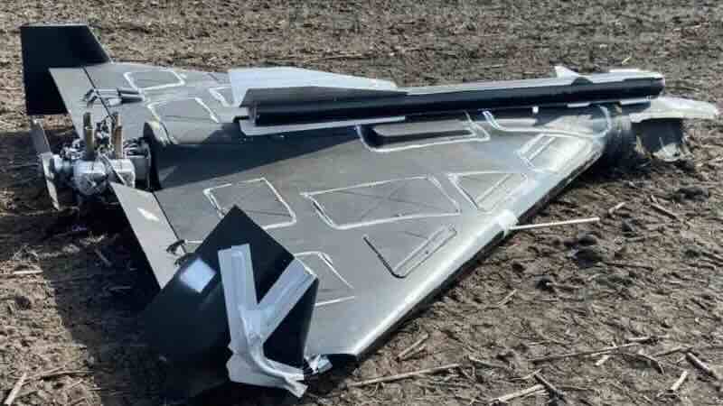 maketa rakete R 60 na dronu Geranj 2 maketa rakete R 60 na dronu Geranj 2