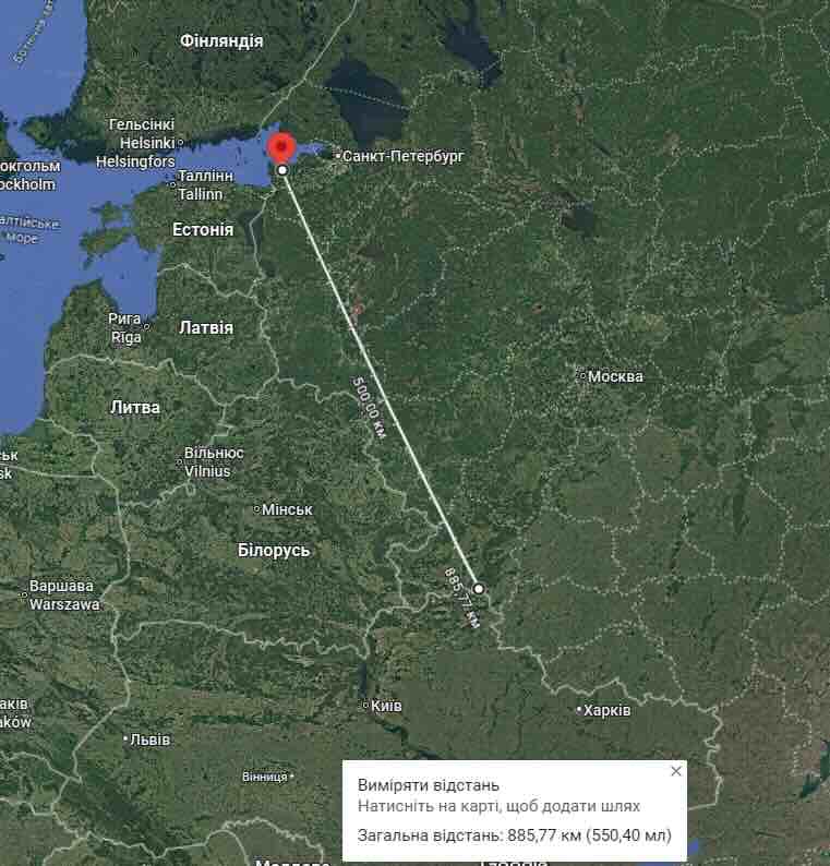 najbliža tačka od ukrajine do ust luge na koju se pozivaju ukrajinski izvori