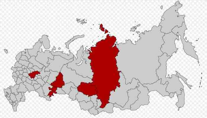 Federalne oblasti zatvorenog tipa 2009