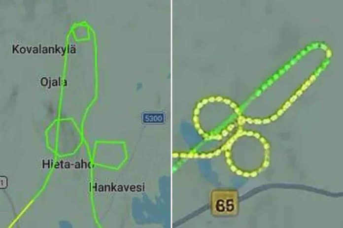 Finski piloti crtali genitalije na nebu