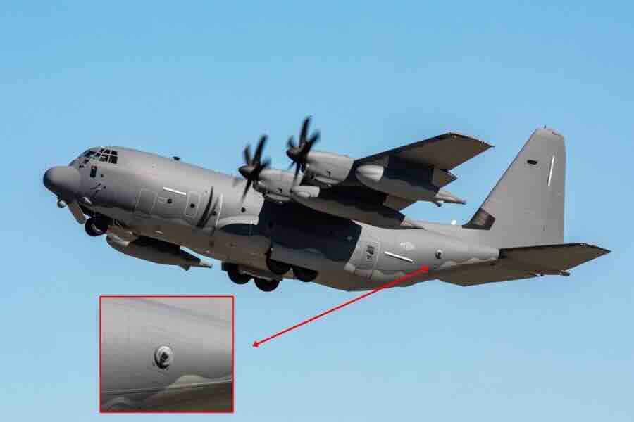 HC 130J Combat King II i lokacija gde stoji LAIRCM