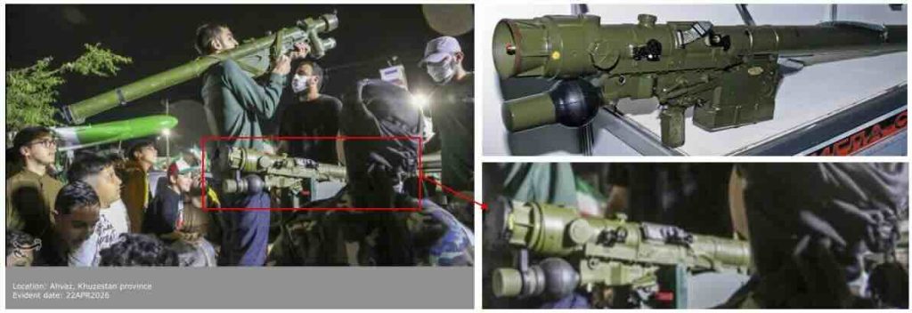 Ruski Igla S na ulicama Irana prema analizi zapadnih službi