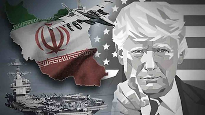 napad na iran ilustracija