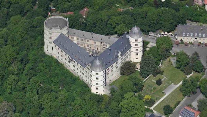pogled iz vazduha Haus Wewelsburg pogled iz vazduha Haus Wewelsburg